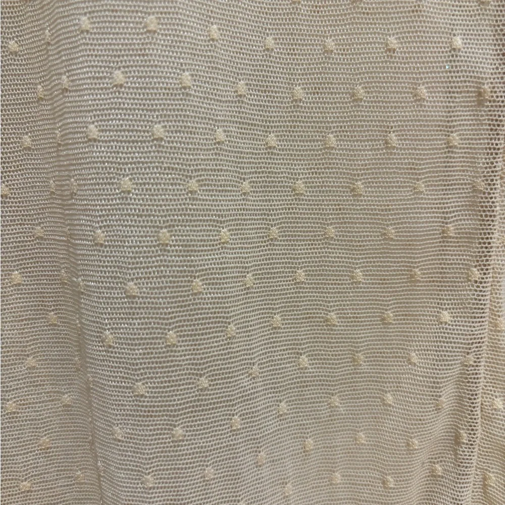 Free People Sheer Mesh On the Dot Layering Top, XL - Picture 3 of 4